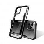 Wholesale iPhone 11 Pro Max (6.5in) Clear IronMan Armor Hybrid Case (Black)